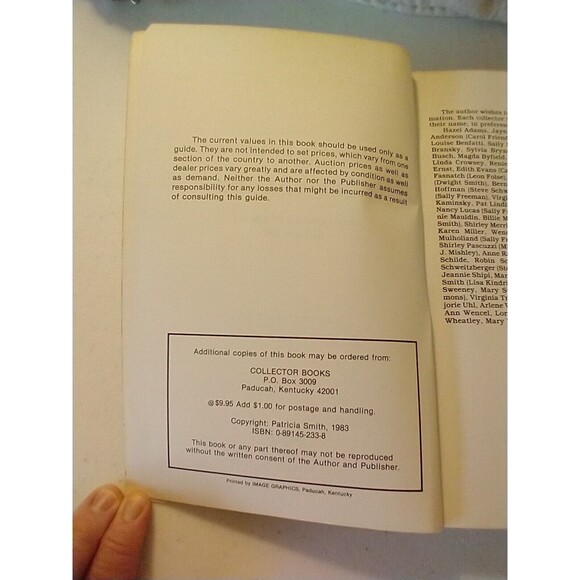 1983 Patricia Smith's Doll Values Antique to Modern Third Series Softcover Book - Picture 3 of 4